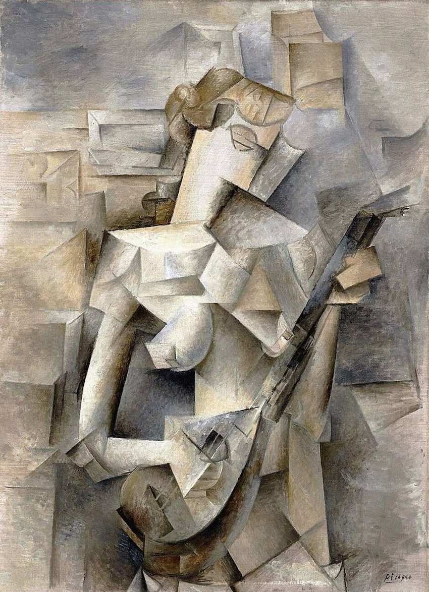 Picasso - Girl with a Mandolin (1910)